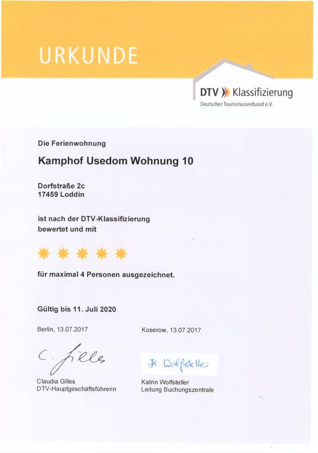 Kamphof Usedom Ferienanlage Лодин Екстериор снимка